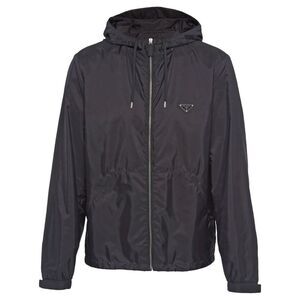 Prada Black Jackets - Hooded Jackets Men